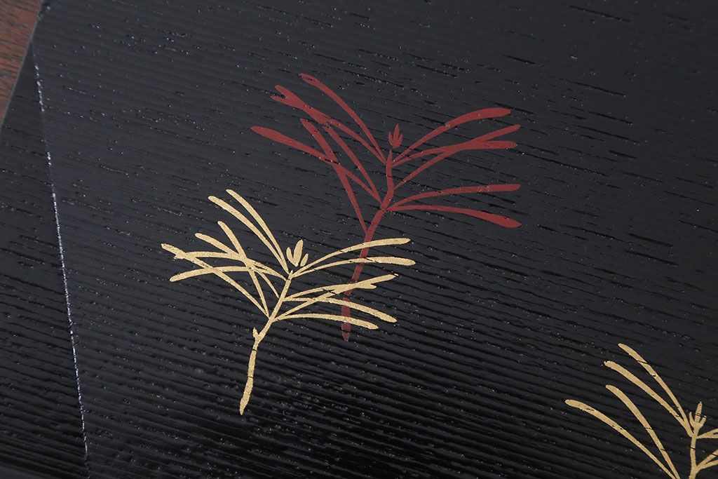 アンティーク雑貨　中古　象彦　松寿盆(菓子盆)　2枚セット(箱付)