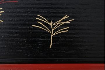 アンティーク雑貨　中古　象彦　松寿盆(菓子盆)　2枚セット(箱付)