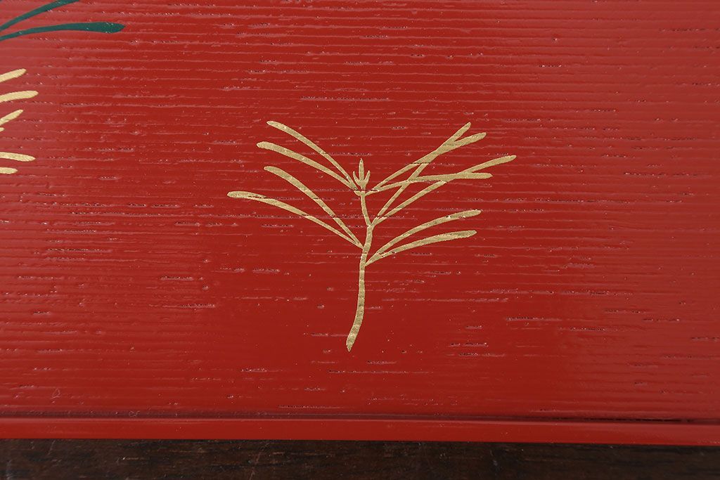 アンティーク雑貨　中古　象彦　松寿盆(菓子盆)　2枚セット(箱付)