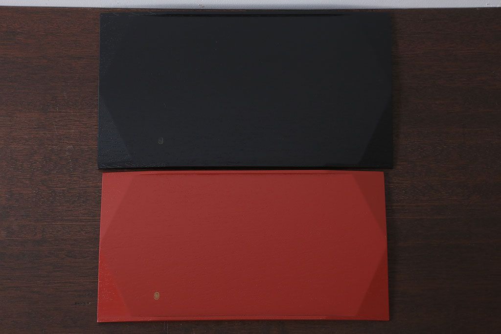 アンティーク雑貨　中古　象彦　松寿盆(菓子盆)　2枚セット(箱付)