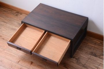 アンティーク家具　和製アンティーク　天板欅材!小ぶりな文机