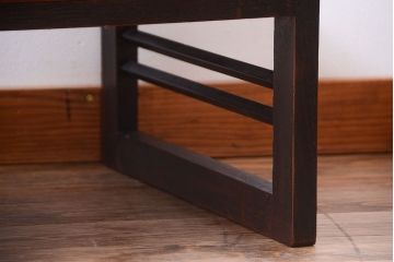 アンティーク家具　和製アンティーク　天板欅材!小ぶりな文机