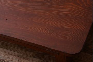 アンティーク家具　和製アンティーク　前板黒柿材!小ぶりな文机