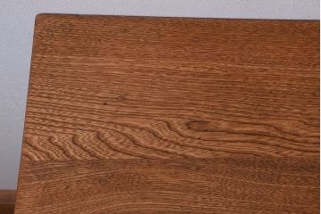 レトロ家具　アンティークペイント　古い木のレトロな平机(デスク)(2)