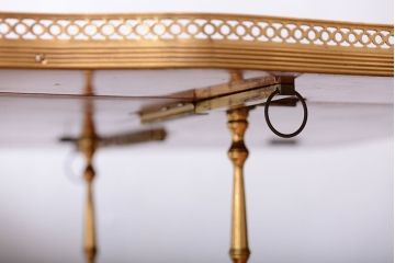 中古　イタリア製　バタフライ天板付き!2段キャスターワゴン