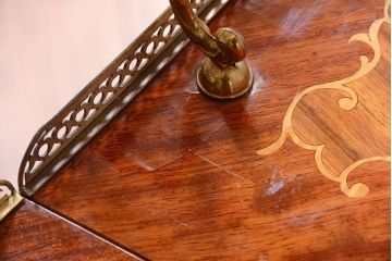 中古　イタリア製　バタフライ天板付き!2段キャスターワゴン
