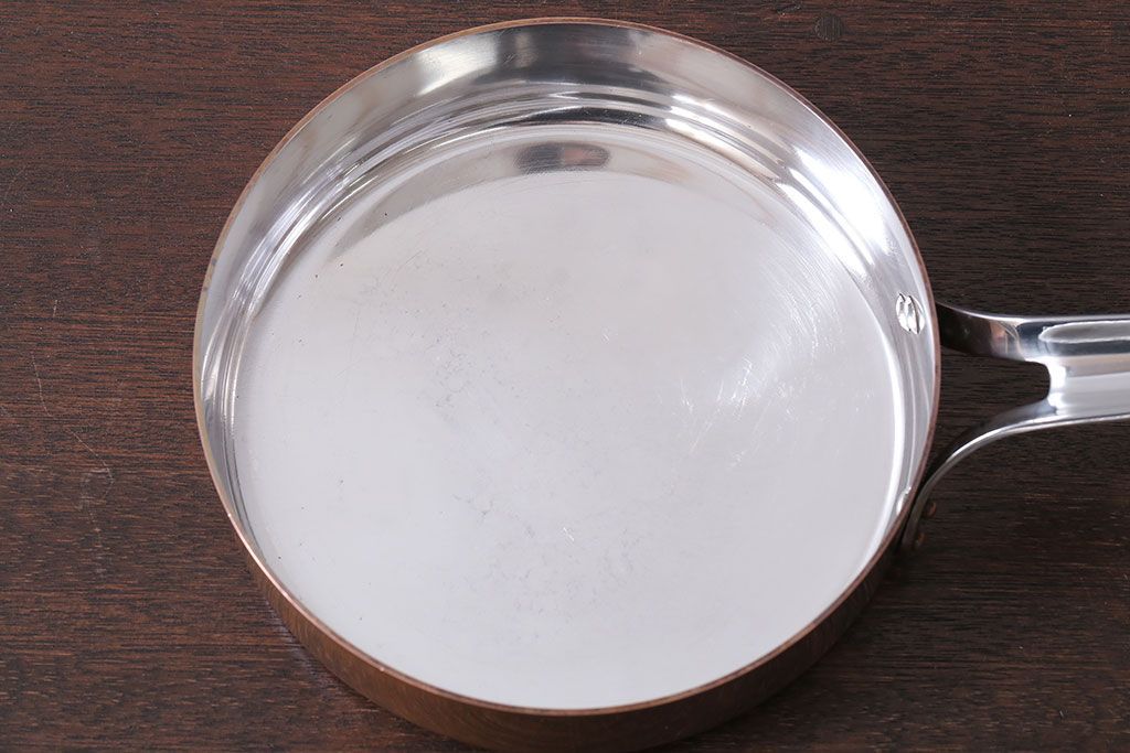 アンティーク雑貨　ビンテージ　デンマークGeorg Jensen(ジョージ・ジェンセン) 銅製の片手鍋(2)