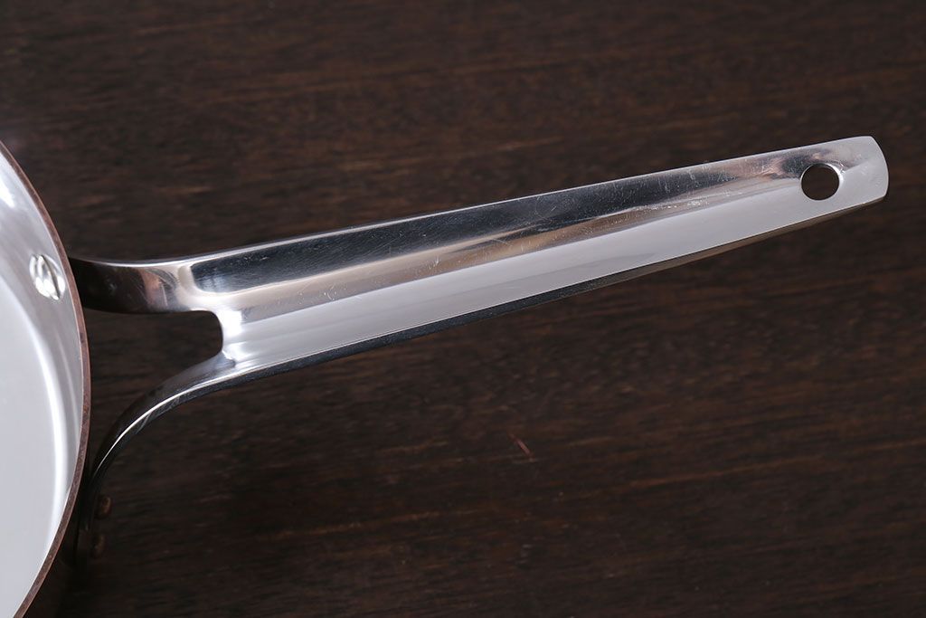 アンティーク雑貨　ビンテージ　デンマークGeorg Jensen(ジョージ・ジェンセン) 銅製の片手鍋(2)