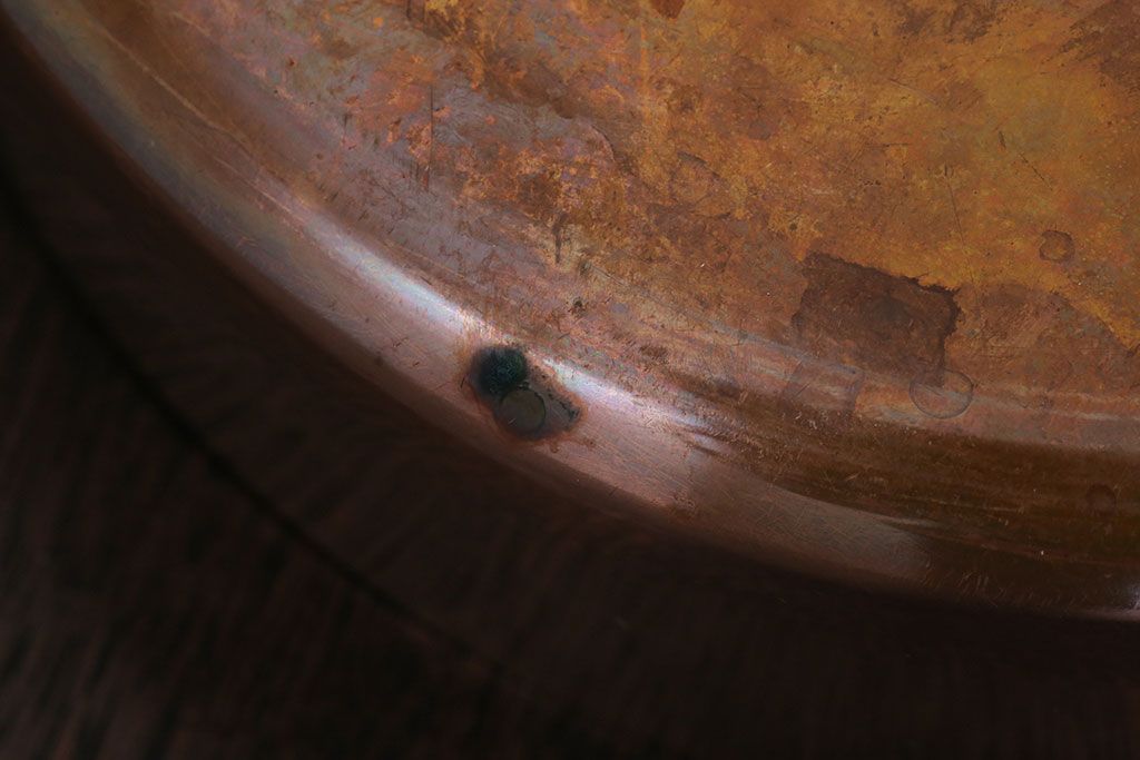 アンティーク雑貨　ビンテージ　デンマークGeorg Jensen(ジョージ・ジェンセン) 銅製の片手鍋(2)