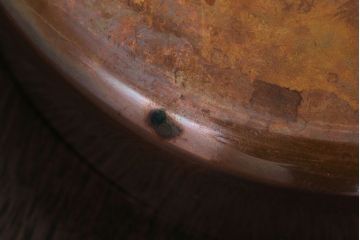 アンティーク雑貨　ビンテージ　デンマークGeorg Jensen(ジョージ・ジェンセン) 銅製の片手鍋(2)