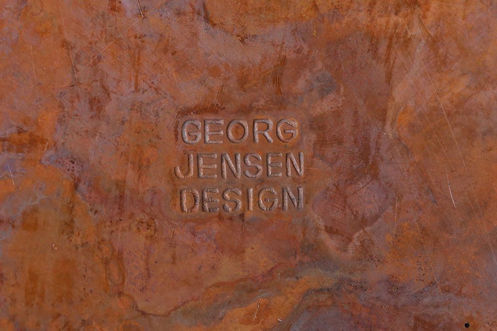 アンティーク雑貨　ビンテージ　デンマークGeorg Jensen(ジョージ・ジェンセン) 銅製の片手鍋(2)