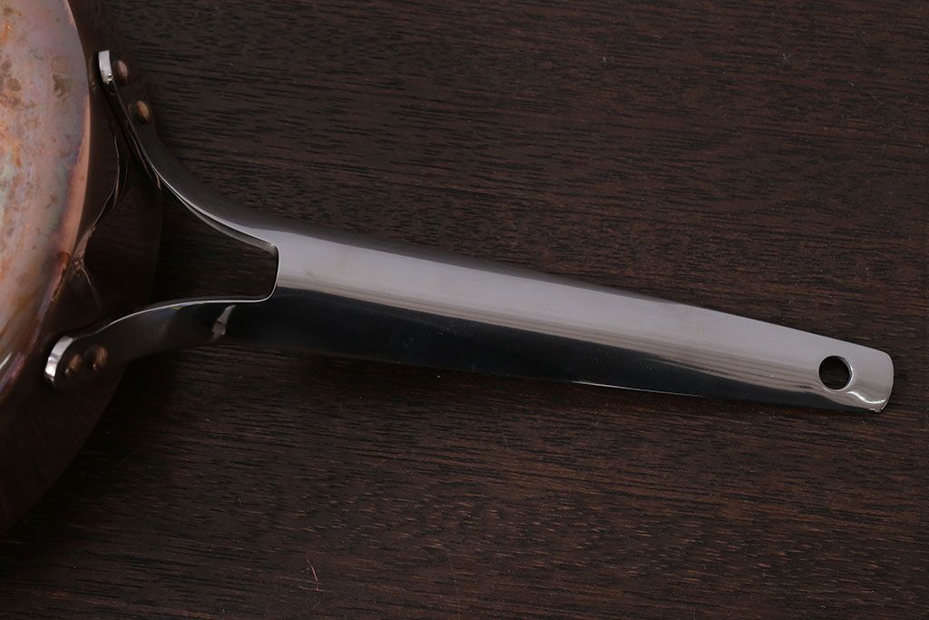 アンティーク雑貨　ビンテージ　デンマークGeorg Jensen(ジョージ・ジェンセン) 銅製の片手鍋(2)