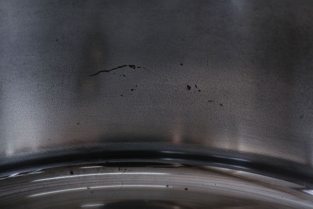 アンティーク雑貨 ビンテージ デンマークGeorg Jensen(ジョージ・ジェンセン) 銅製の片手鍋(蓋付き)