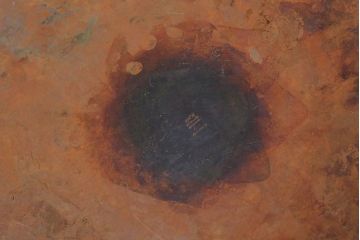 アンティーク雑貨 ビンテージ デンマークGeorg Jensen(ジョージ・ジェンセン) 銅製の片手鍋(蓋付き)