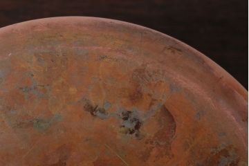 アンティーク雑貨 ビンテージ デンマークGeorg Jensen(ジョージ・ジェンセン) 銅製の片手鍋(蓋付き)