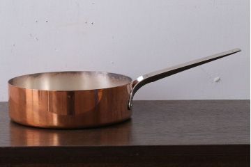 アンティーク雑貨　ビンテージ　デンマークGeorg Jensen(ジョージ・ジェンセン) 銅製の片手鍋