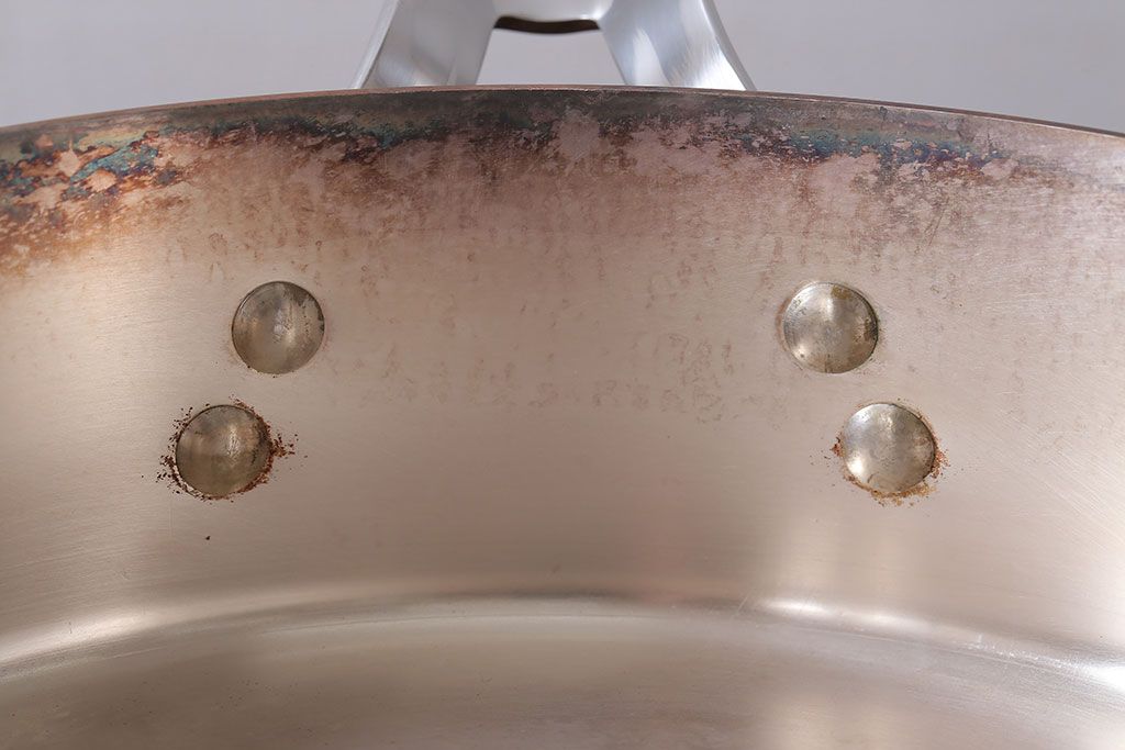 アンティーク雑貨　ビンテージ　デンマークGeorg Jensen(ジョージ・ジェンセン) 銅製の片手鍋