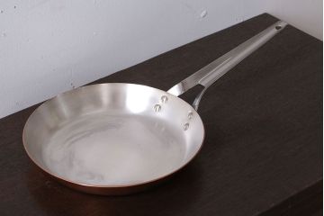 アンティーク雑貨　ビンテージ　デンマークGeorg Jensen(ジョージ・ジェンセン) 銅製のフライパン