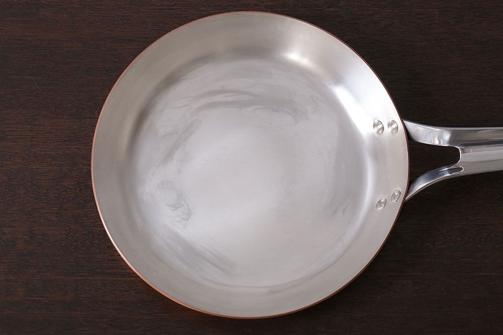 アンティーク雑貨　ビンテージ　デンマークGeorg Jensen(ジョージ・ジェンセン) 銅製のフライパン