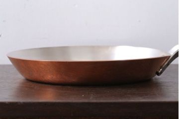 アンティーク雑貨　ビンテージ　デンマークGeorg Jensen(ジョージ・ジェンセン) 銅製のフライパン