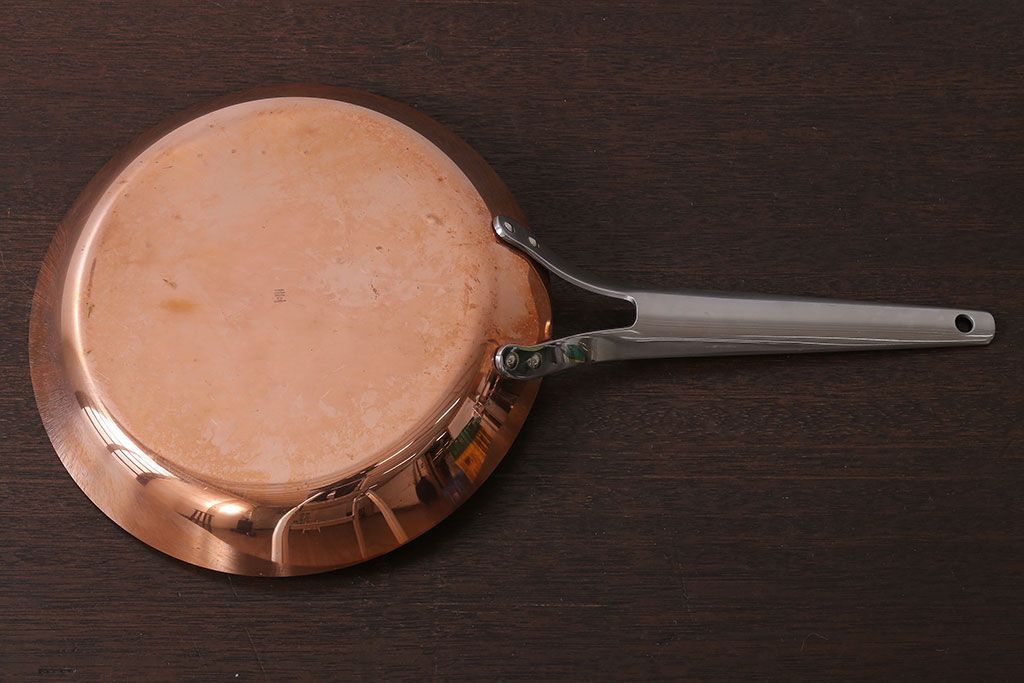 アンティーク雑貨　ビンテージ　デンマークGeorg Jensen(ジョージ・ジェンセン) 銅製のフライパン