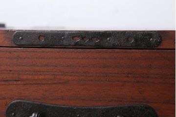 アンティーク家具　和製アンティーク　シンプルな丸金具!時代箪笥ローボード