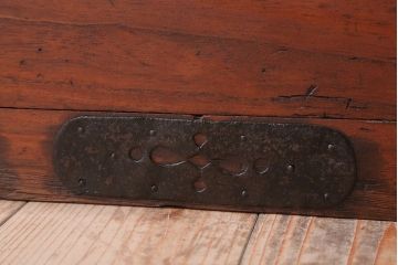 アンティーク家具　和製アンティーク　シンプルな丸金具!時代箪笥ローボード