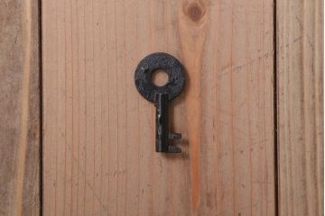 アンティーク家具　和製アンティーク　シンプルな丸金具!時代箪笥ローボード