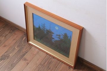 文化勲章受章　平山郁夫　「薬師寺の夜」　618/1000