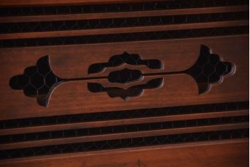 アンティーク家具　古民具・骨董　明治〜大正期　欅材と檜材!三尺　二段重ねアンティーク水屋箪笥