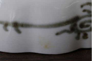 アンティーク雑貨　アンティーク　明治〜大正期　金襴手　色絵なます皿　2客セット(兎図)