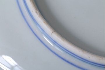 アンティーク雑貨　古民具・骨董　明治〜大正期　色絵錦手楕円皿3客(2)