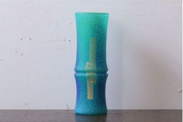 アンティーク雑貨　岩田久利　一節花瓶(ガラス)