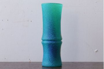 アンティーク雑貨　岩田久利　一節花瓶(ガラス)