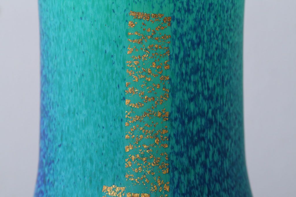 アンティーク雑貨　岩田久利　一節花瓶(ガラス)