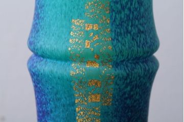 アンティーク雑貨　岩田久利　一節花瓶(ガラス)