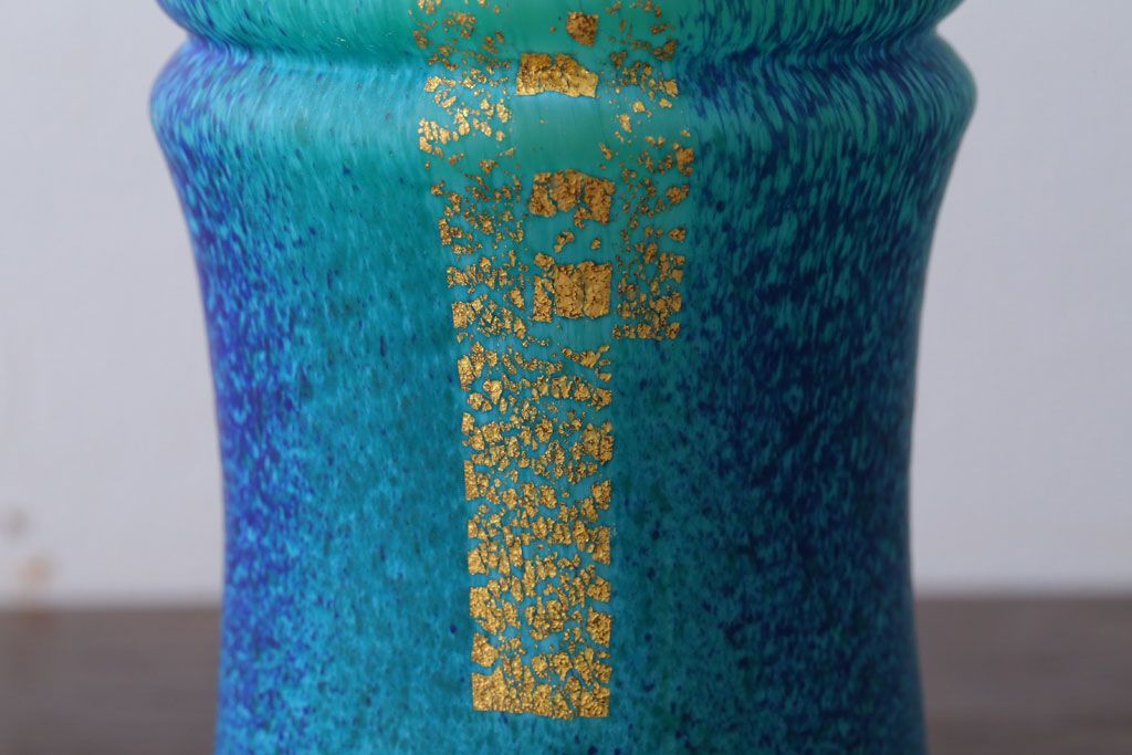 アンティーク雑貨　岩田久利　一節花瓶(ガラス)