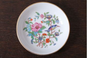 アンティーク雑貨　中古　MINTON (ミントン)など花柄の小皿3枚セット(洋食器)