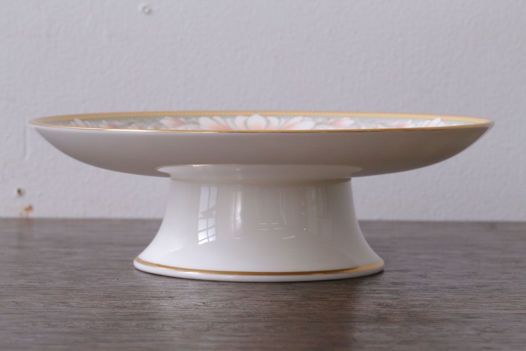 アンティーク雑貨　中古　ノリタケ(Noritake)　CHARLOTTE(シャーロット)　コンポート(フルーツ皿・高台皿)(洋食器)