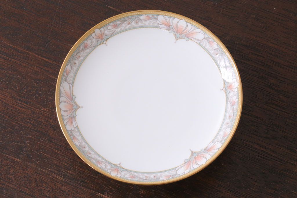 アンティーク雑貨　中古　ノリタケ(Noritake)　CHARLOTTE(シャーロット)　コンポート(フルーツ皿・高台皿)(洋食器)