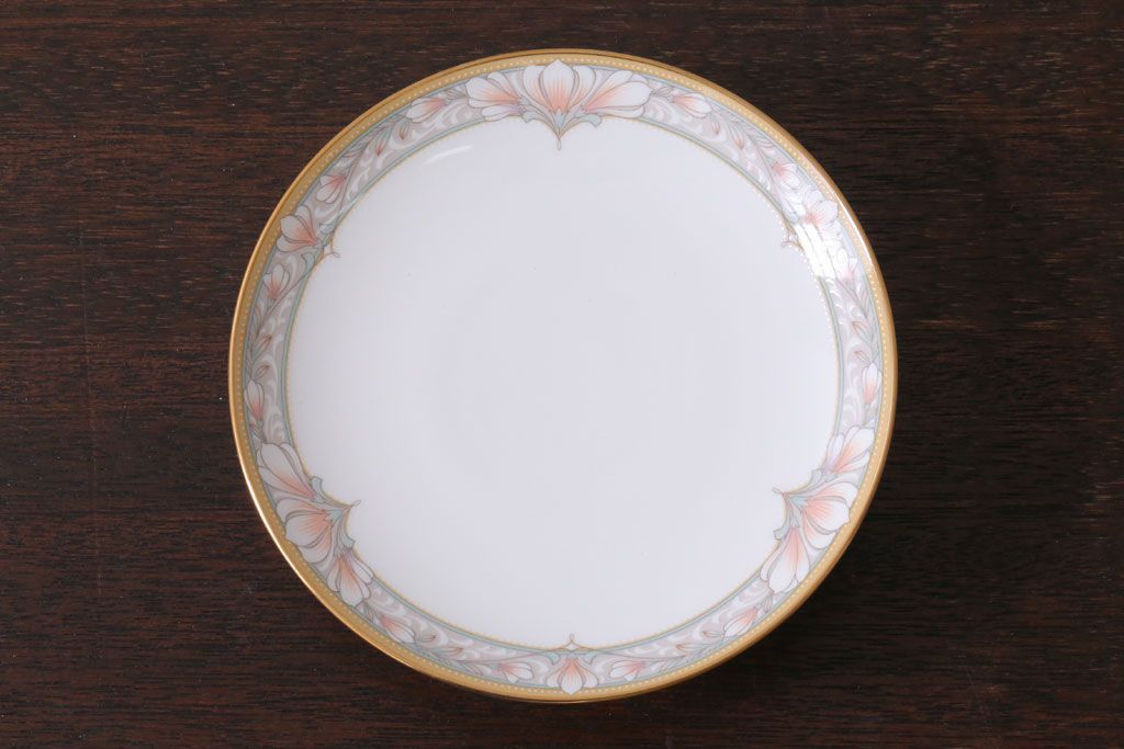 アンティーク雑貨　中古　ノリタケ(Noritake)　CHARLOTTE(シャーロット)　コンポート(フルーツ皿・高台皿)(洋食器)