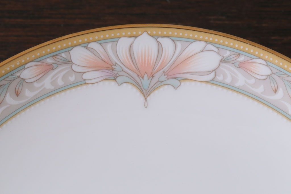 アンティーク雑貨　中古　ノリタケ(Noritake)　CHARLOTTE(シャーロット)　コンポート(フルーツ皿・高台皿)(洋食器)