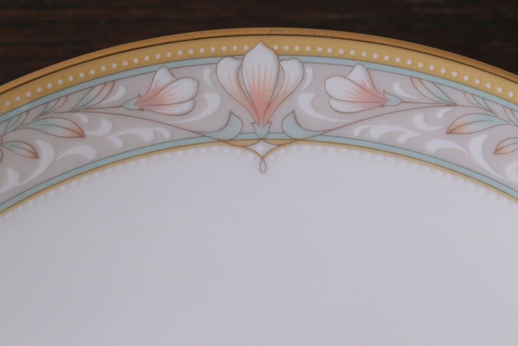 アンティーク雑貨　中古　ノリタケ(Noritake)　CHARLOTTE(シャーロット)　コンポート(フルーツ皿・高台皿)(洋食器)