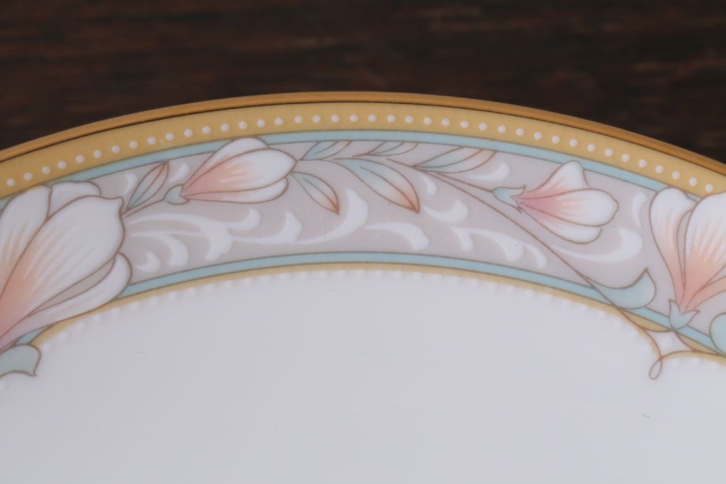 アンティーク雑貨　中古　ノリタケ(Noritake)　CHARLOTTE(シャーロット)　コンポート(フルーツ皿・高台皿)(洋食器)