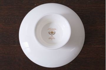 アンティーク雑貨　中古　ノリタケ(Noritake)　CHARLOTTE(シャーロット)　コンポート(フルーツ皿・高台皿)(洋食器)