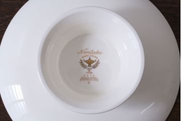 アンティーク雑貨　中古　ノリタケ(Noritake)　CHARLOTTE(シャーロット)　コンポート(フルーツ皿・高台皿)(洋食器)