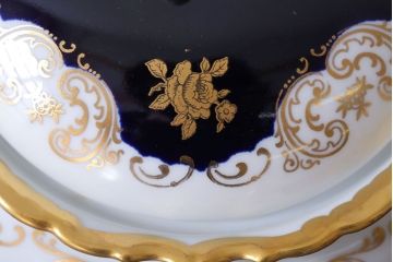 アンティーク雑貨　中古　REICHENBACH(ライヒェンバッハ)キャンディーディッシュ(ポット・菓子器)(洋食器)