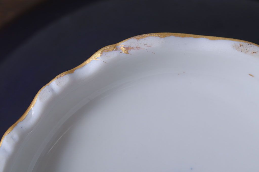 アンティーク雑貨　中古　REICHENBACH(ライヒェンバッハ)キャンディーディッシュ(ポット・菓子器)(洋食器)