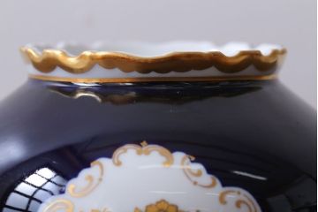 アンティーク雑貨　中古　REICHENBACH(ライヒェンバッハ)キャンディーディッシュ(ポット・菓子器)(洋食器)