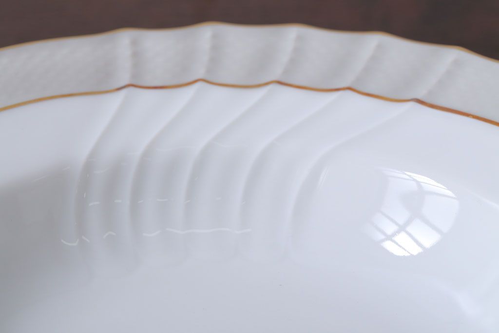 アンティーク雑貨　イタリアRichard Ginori(リチャードジノリ)　VECCHIO GRACE(ベッキオグレース)　スープ皿2枚(洋食器)